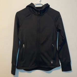 Spyder Full Zip Hooded Jacket Size Small